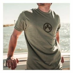 Men's Magpul Icon Logo Athletic Fit T-Shirt Gray Heather -Cheap Magpul Store unnamed file 14
