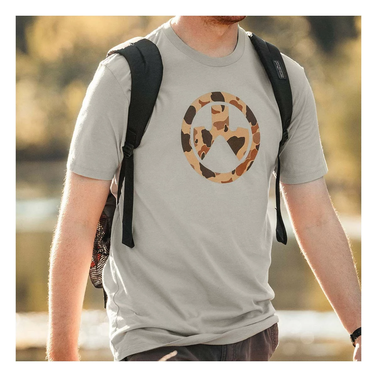 Men's Magpul Raider Camo Icon T-Shirt Charcoal 6 Men's Magpul Raider Camo Icon T-Shirt Charcoal - Image 4