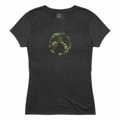 Women's Magpul Woodland Camo Icon T-Shirt Charcoal